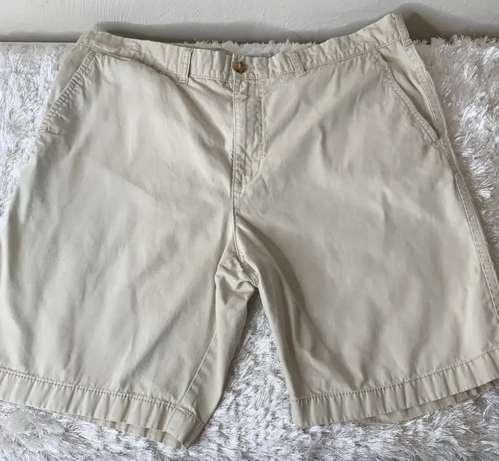 Tommy Hilfiger Beige Chino Shorts Sz 40 Grunge